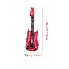 Guitar Foil Balloons Set – 12pcs Rock Band Party Decor - candletown.net