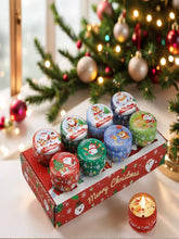 Christmas Aromatherapy Candles – Santa & Snowmen Tin Set - candletown.net