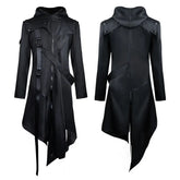 Men’s Gothic Hooded Halloween Cosplay Jacket - candletown.net