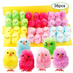 36pcs Mini Easter Chick Ornaments