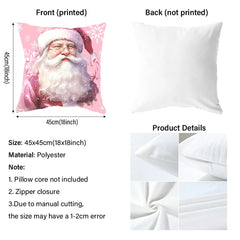 Christmas Decoration Pillowcase – Santa & Christmas Tree Design