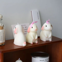 Bunny Scented Candle – Handmade Soy Wax Candle for Home & Gifts - candletown.net