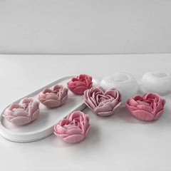 Heart Rose Silicone Mold for DIY Candle Making - candletown.net