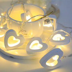 LED Heart Fairy Light String - candletown.net