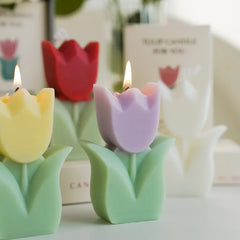 Handmade Tulip Soy Wax Candle - candletown.net