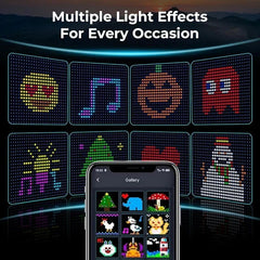 Smart Curtain Lights with Bluetooth App Control - RGB LED String for DIY Decor - candletown.net