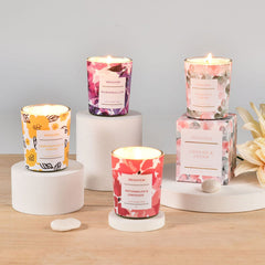 Smoke-Free Aromatherapy Candle Flower Gift – Uplifting Fragrance and Elegance - candletown.net