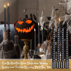 Spiral Taper Candles - 10-Inch Classic Unscented Design - candletown.net