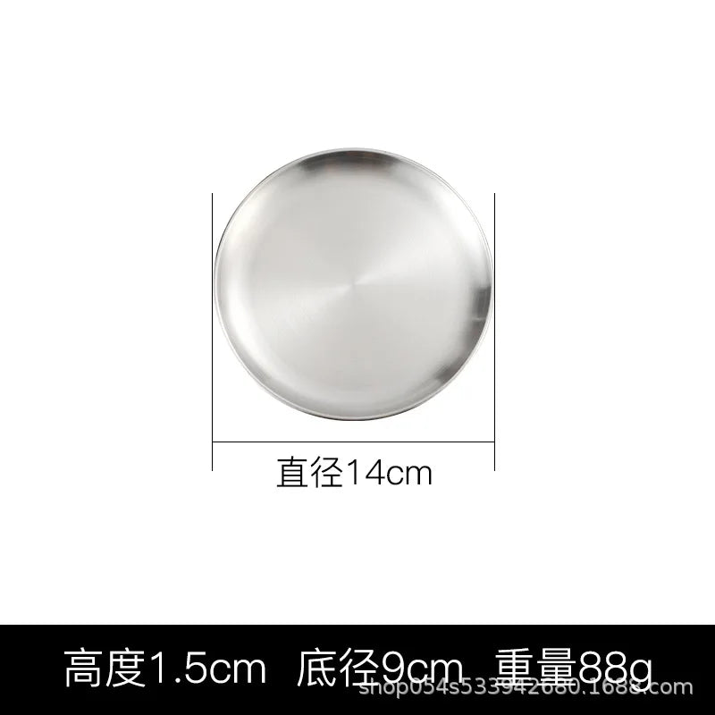 Stainless Steel Candle Plate - No Drip Tray for Safe Candle Use - candletown.net