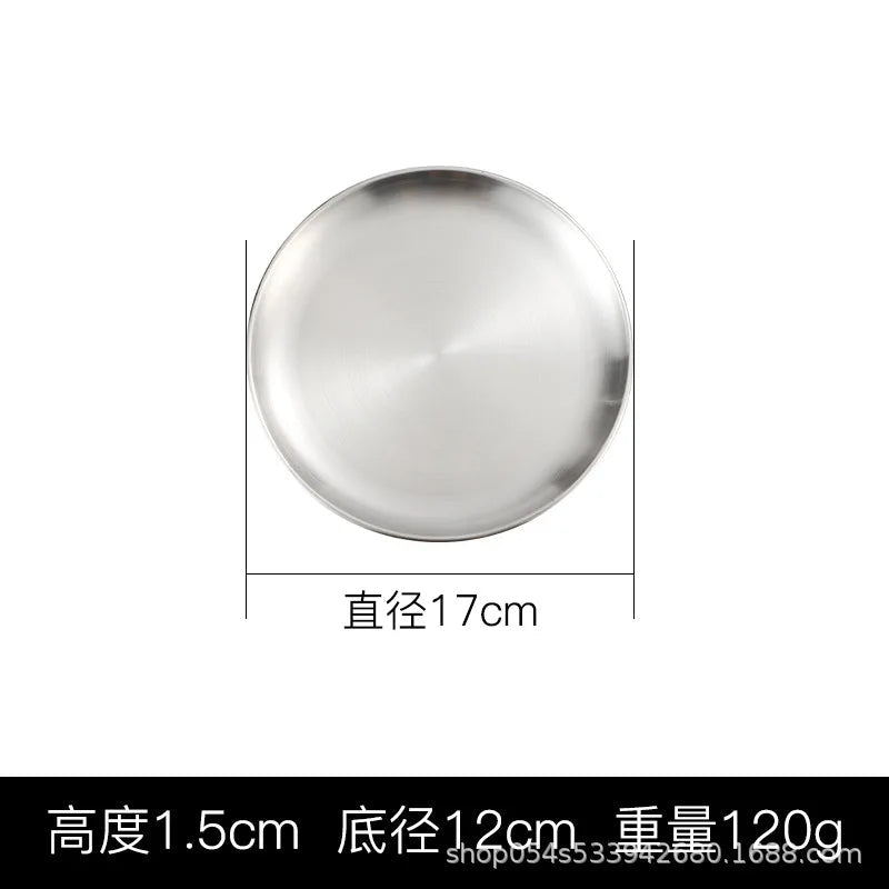 Stainless Steel Candle Plate - No Drip Tray for Safe Candle Use - candletown.net