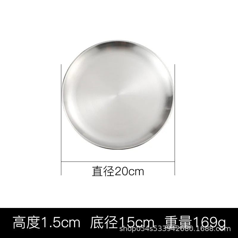 Stainless Steel Candle Plate - No Drip Tray for Safe Candle Use - candletown.net