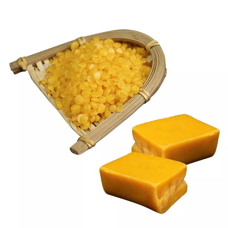Yellow Beeswax Natural Wax Particles – Perfect for DIY Candle Making, Lipstick, and Cosmetics. - candletown.net