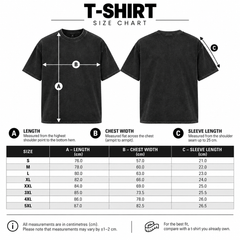 ROKROK Acid Washed T-Shirt, Asphalt & Black
