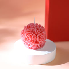 Handmade Rose Soy Aromatherapy Candle