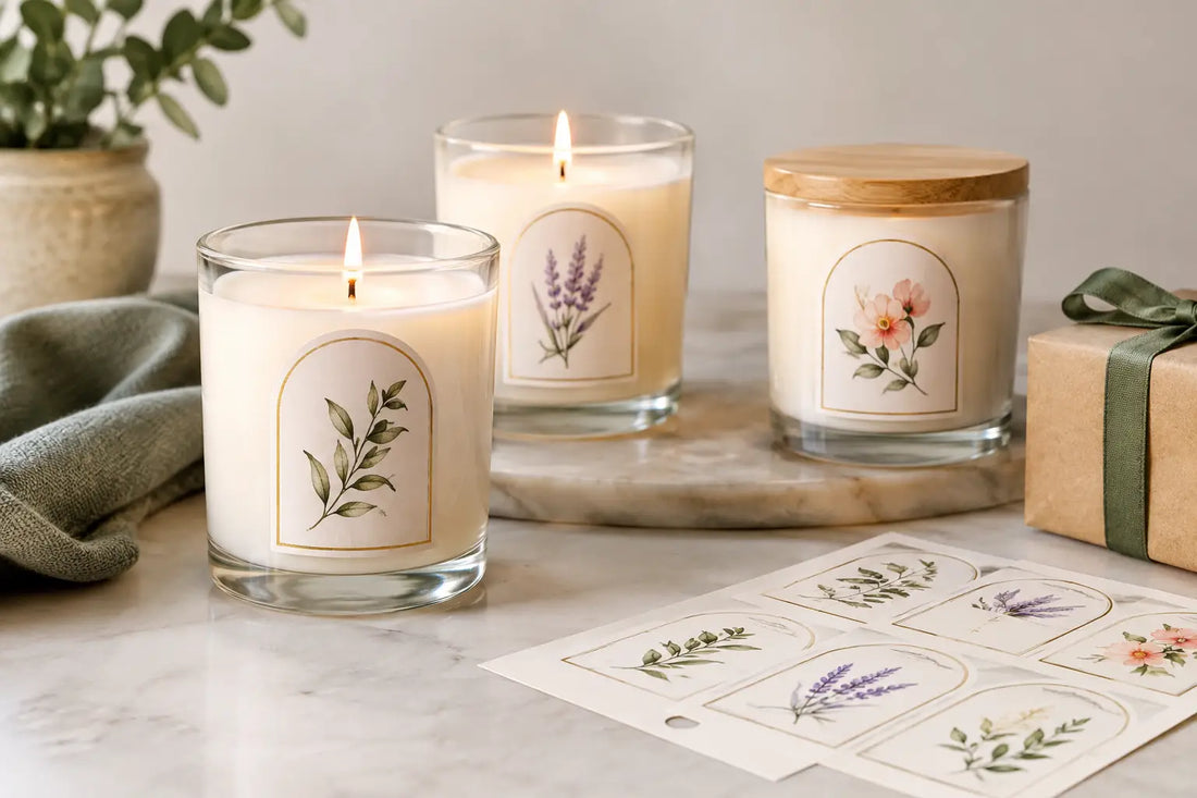 DIY Candle Labels That Look Ready to Gift