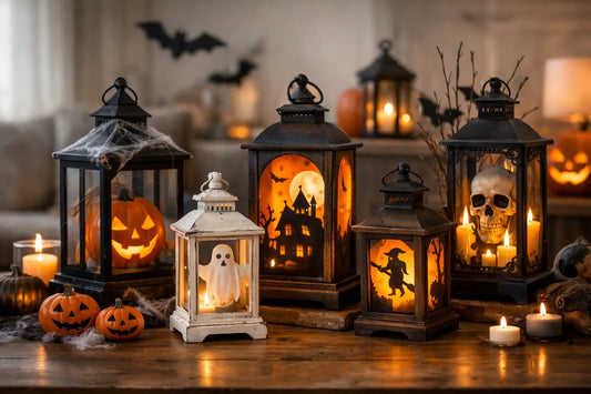 15 Halloween Lantern Decorating Ideas