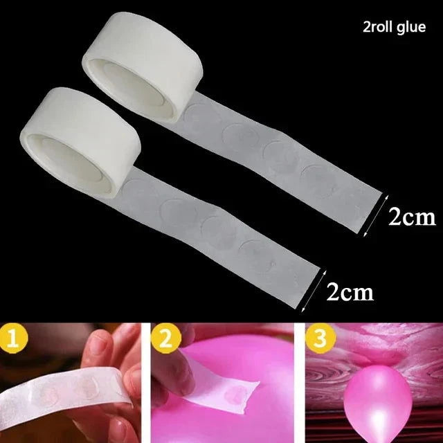 100-1000PCS Balloon glue dot for balloons accessories ballon dot birthday wedding party balloons glue sticker balloons stand - candletown.net