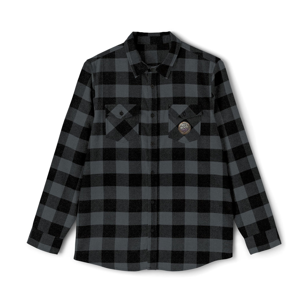 Perza 90’s Rock ONLY Vintage Round Logo Flannel Shirt - candletown.net