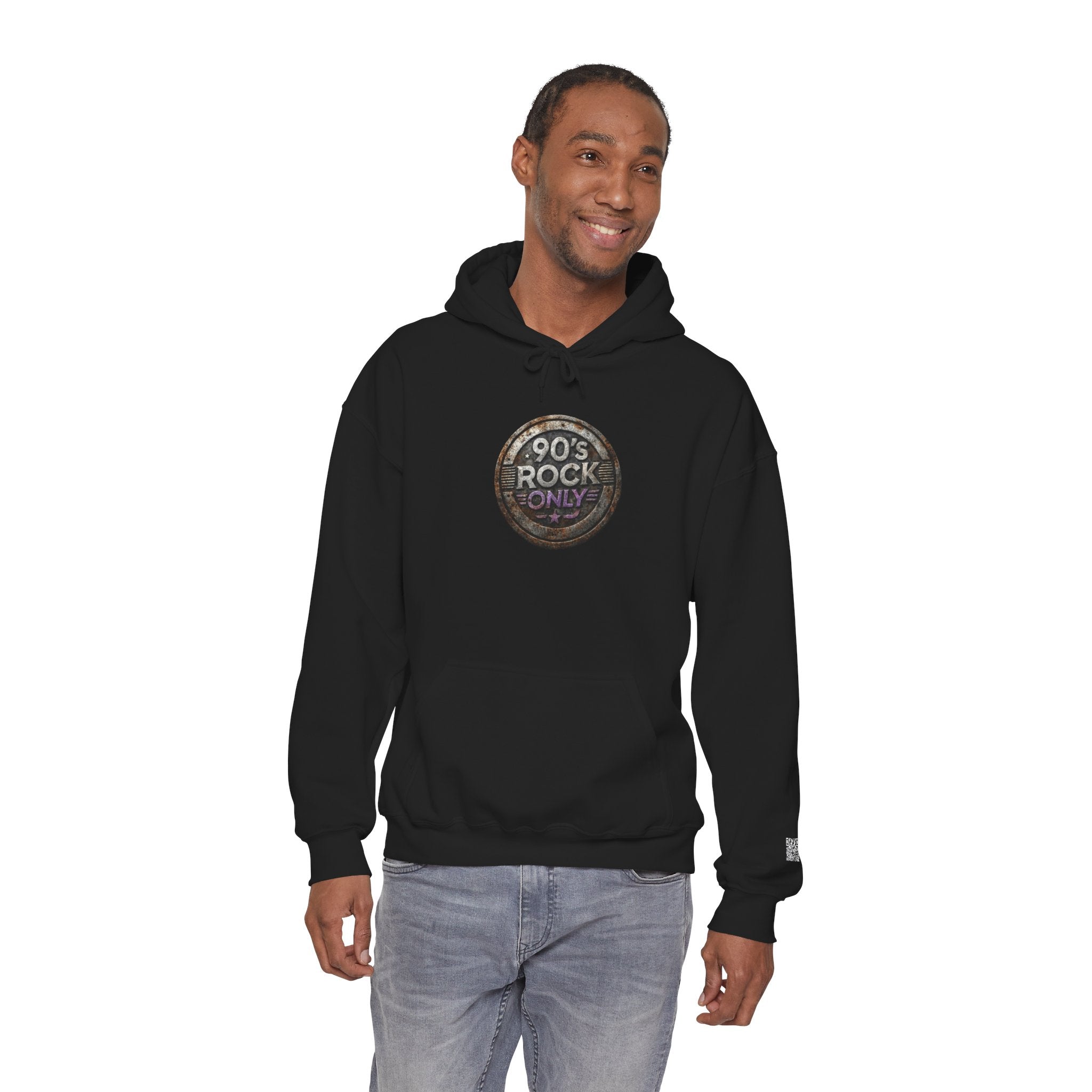 Perza 90’s Rock ONLY Vintage Round Logo Hoodie