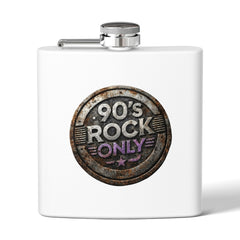 Perza 90’s Rock ONLY Vintage Flask – Round Logo