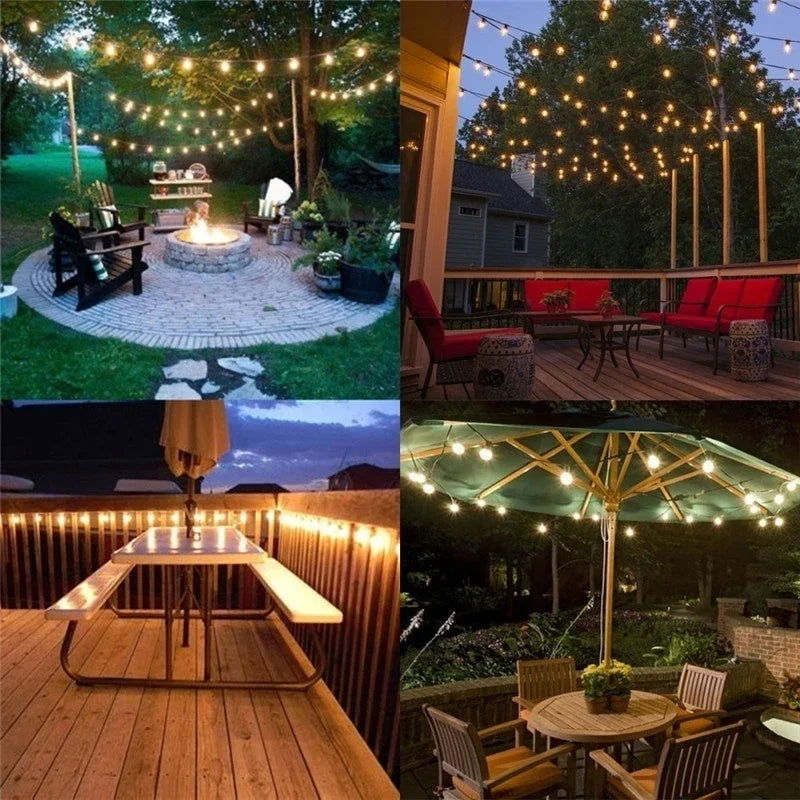 10M USB/Battery-Powered Ball LED String Lights - Waterproof Lights for Outdoor Decor - candletown.net