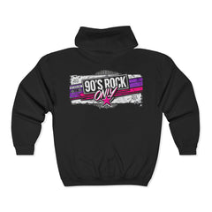 PERZA’s 90’s ROCK ONLY Bronze Logo Zip Hoodie
