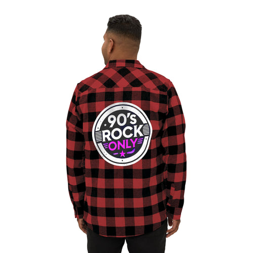 Perza 90’s Rock ONLY Flannel Shirt Round Logo
