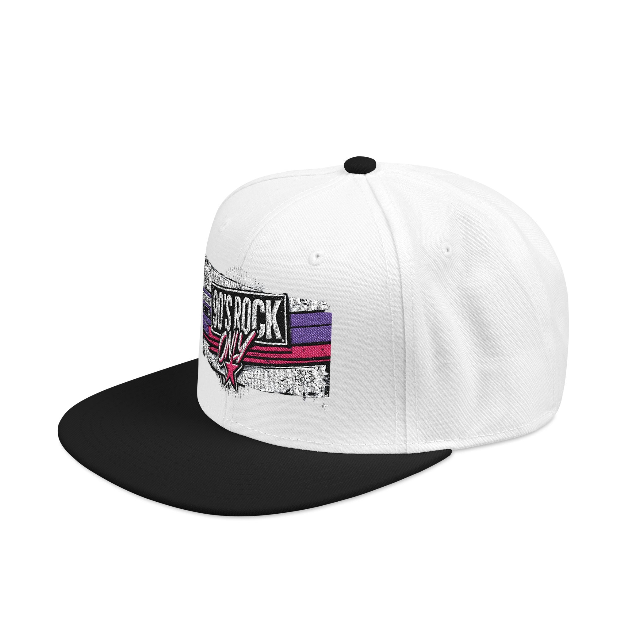 Perza 90’s Rock ONLY Rectangle Logo Snapback Cap