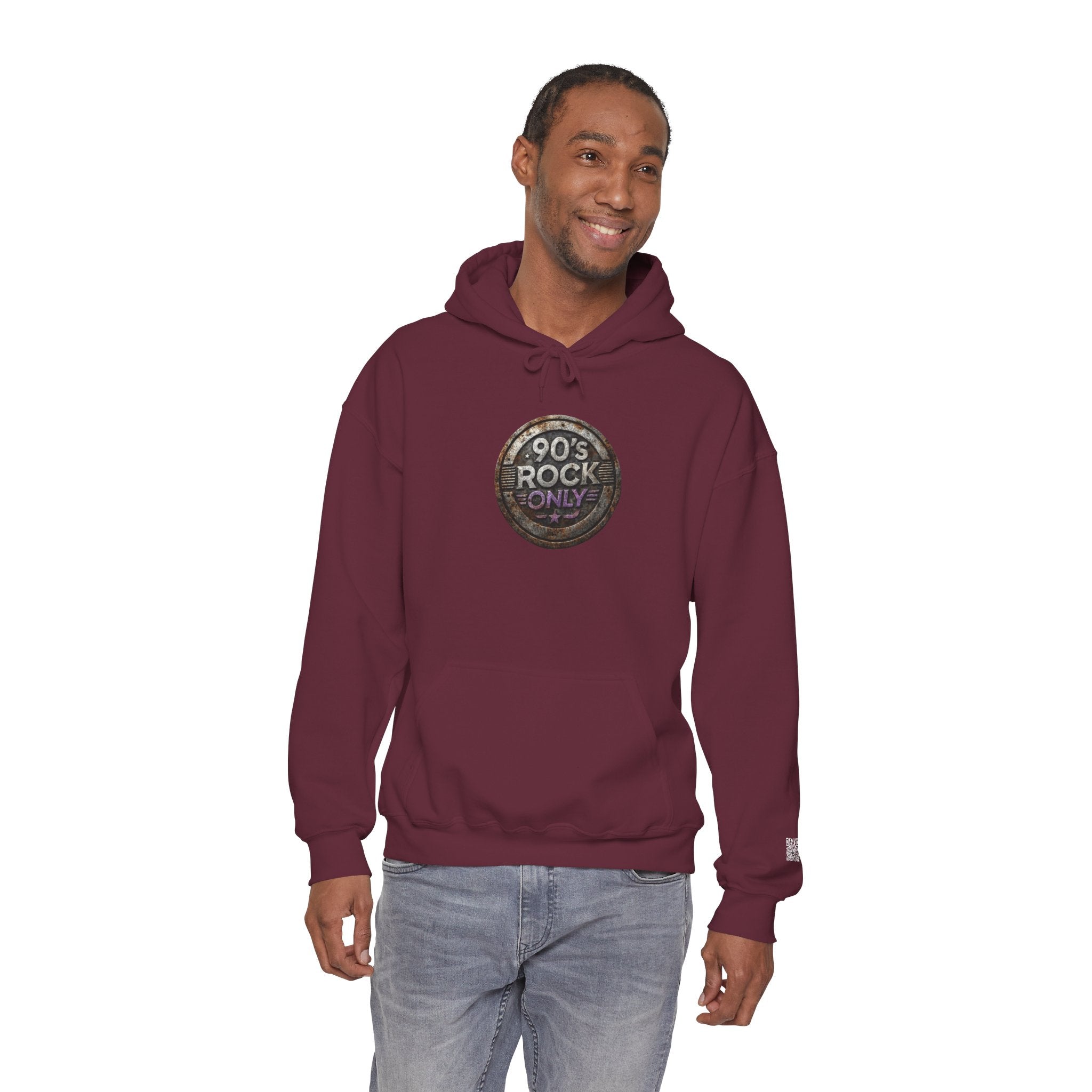 Perza 90’s Rock ONLY Vintage Round Logo Hoodie