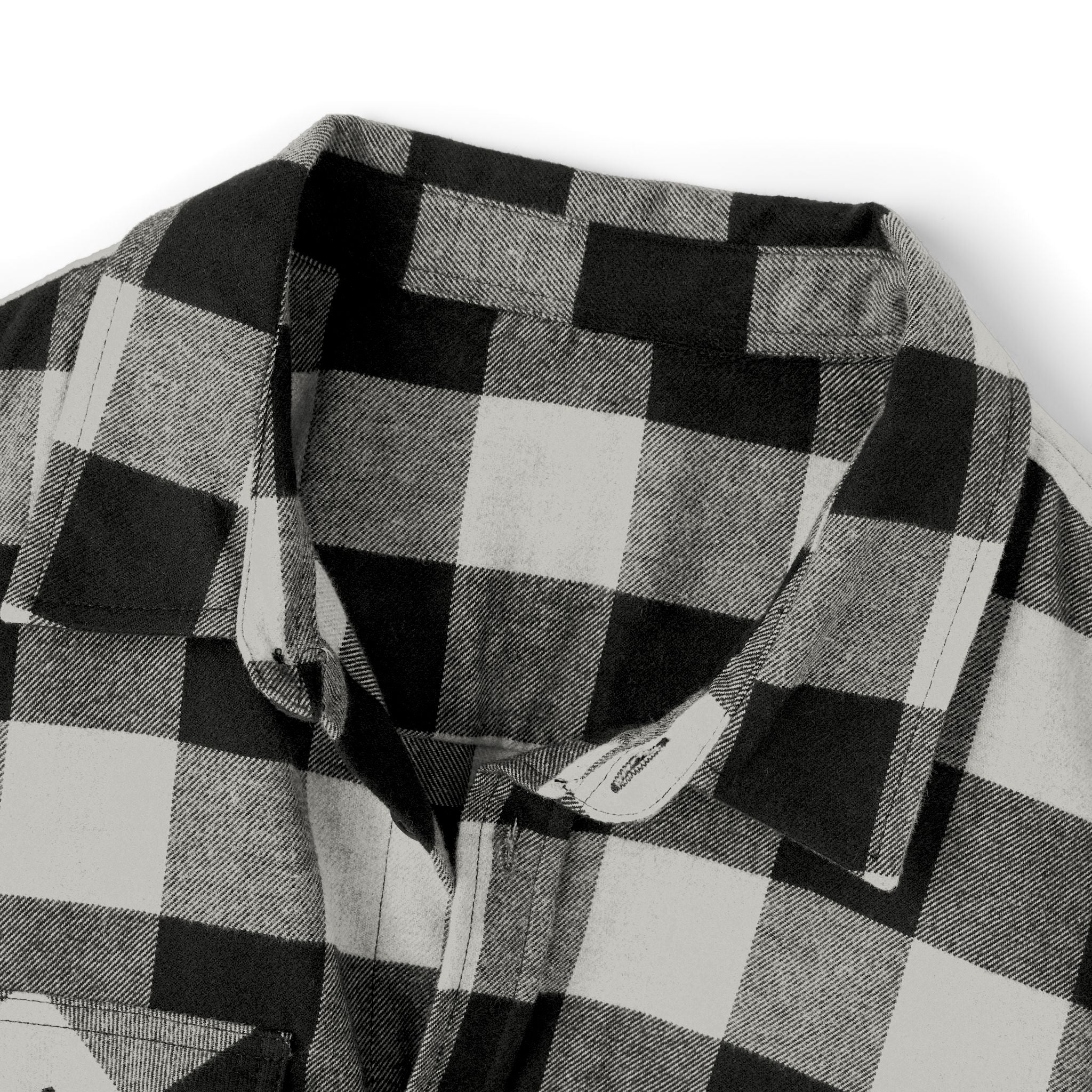 Perza 90’s Rock ONLY Flannel Shirt Round Logo