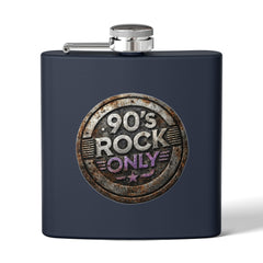 Perza 90’s Rock ONLY Vintage Flask – Round Logo