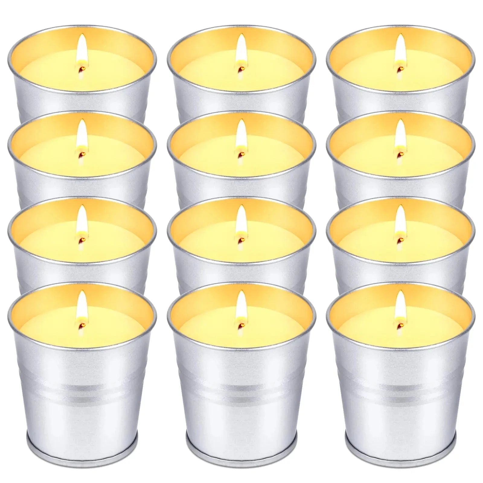 12pcs Citronella Candles for Outdoor Use - candletown.net