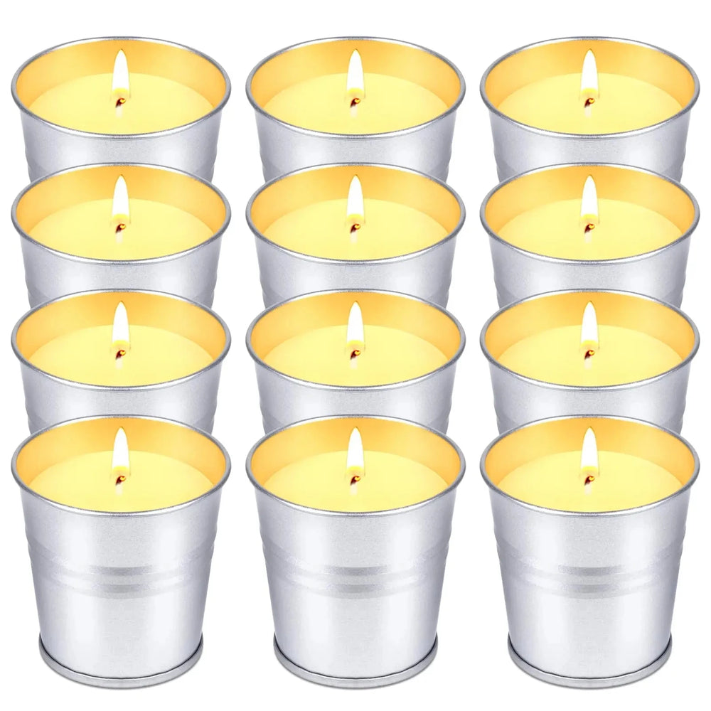 12pcs Citronella Candles for Outdoor Use - candletown.net