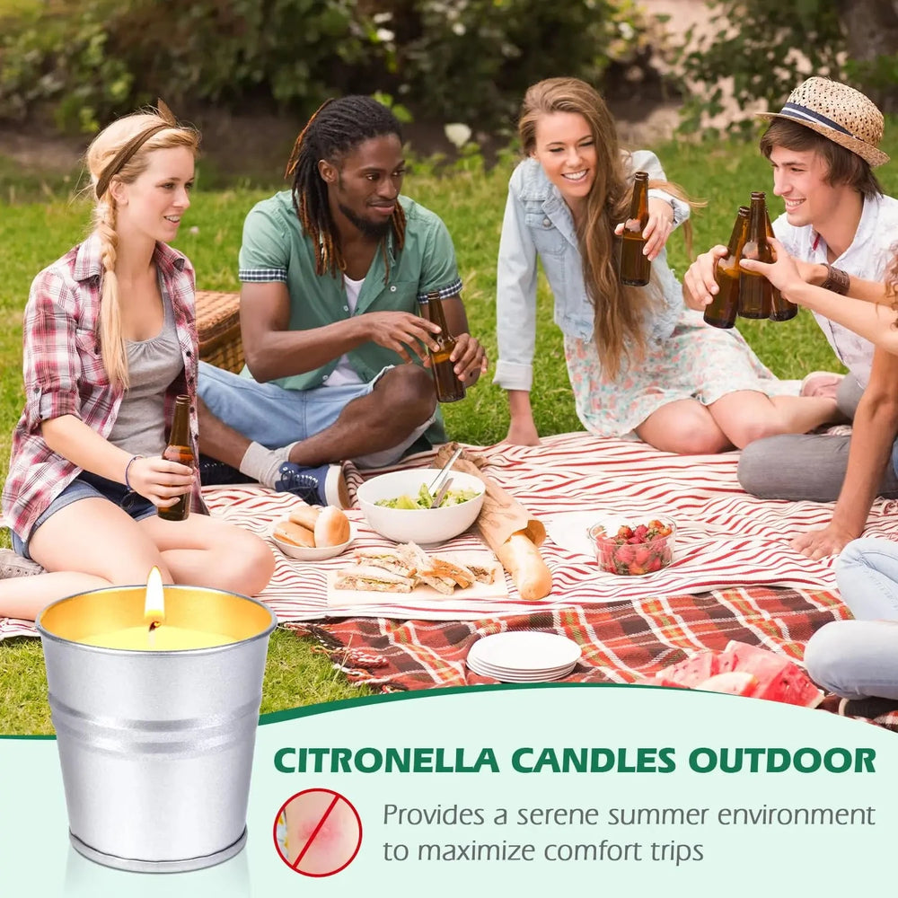 12pcs Citronella Candles for Outdoor Use - candletown.net