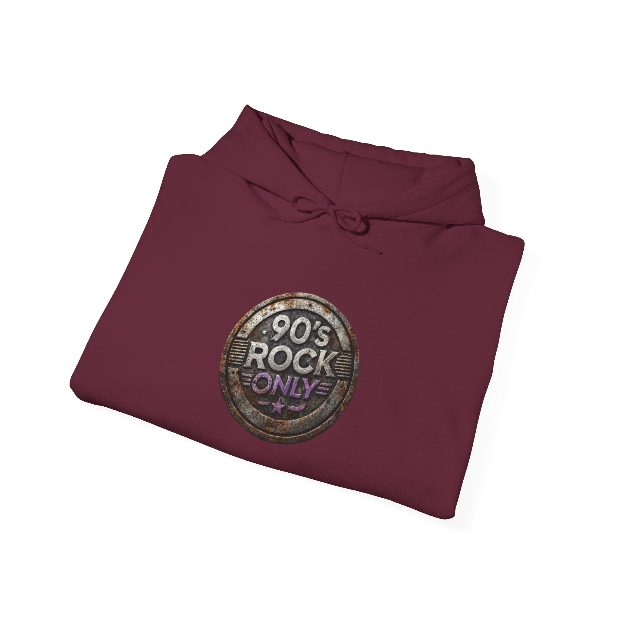 Perza 90’s Rock ONLY Vintage Round Logo Hoodie