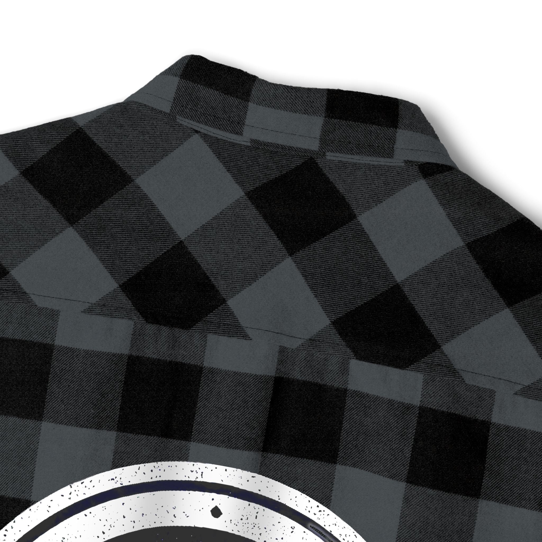 Perza 90’s Rock ONLY Flannel Shirt Round Logo