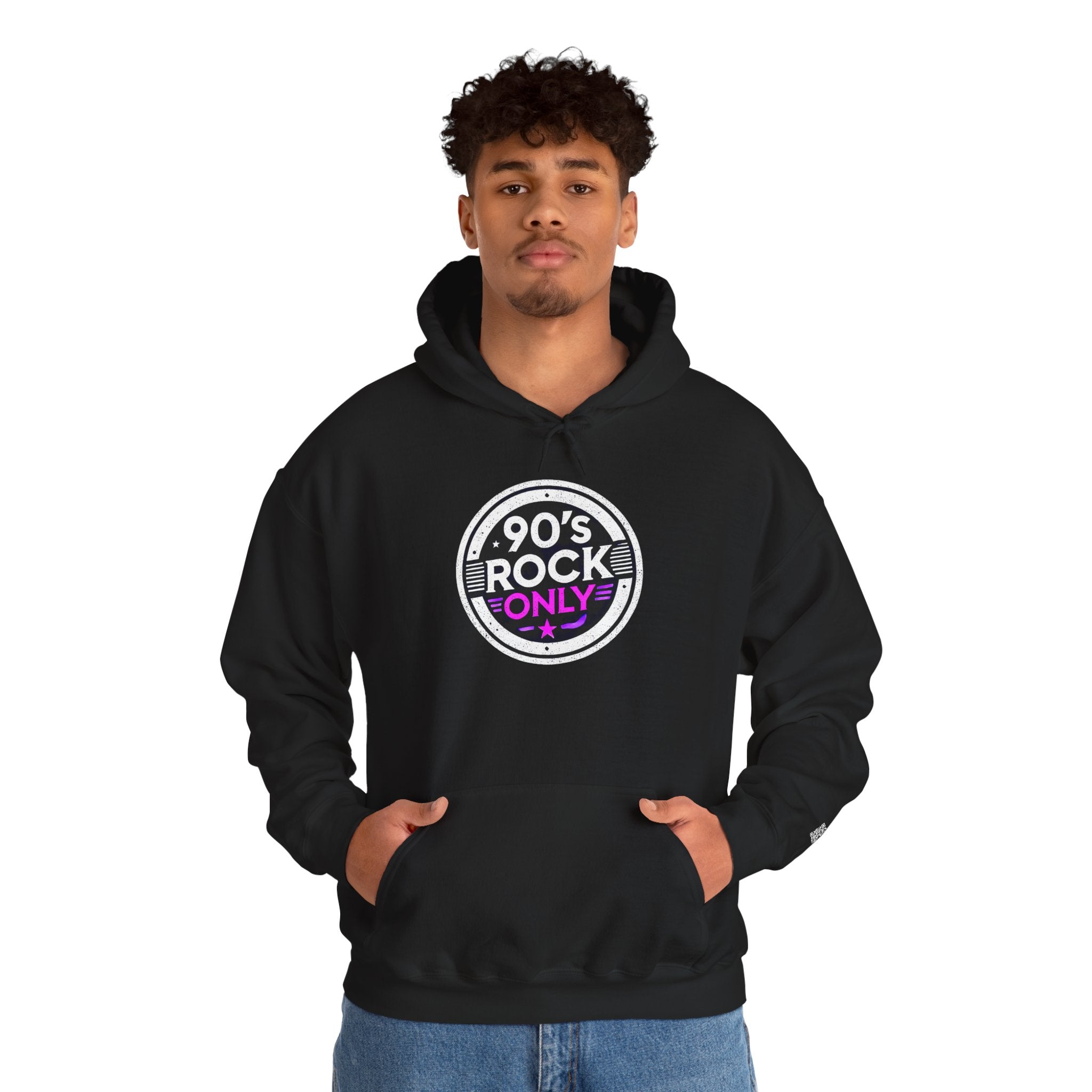 Perza 90’s Rock ONLY Round Logo Hoodie