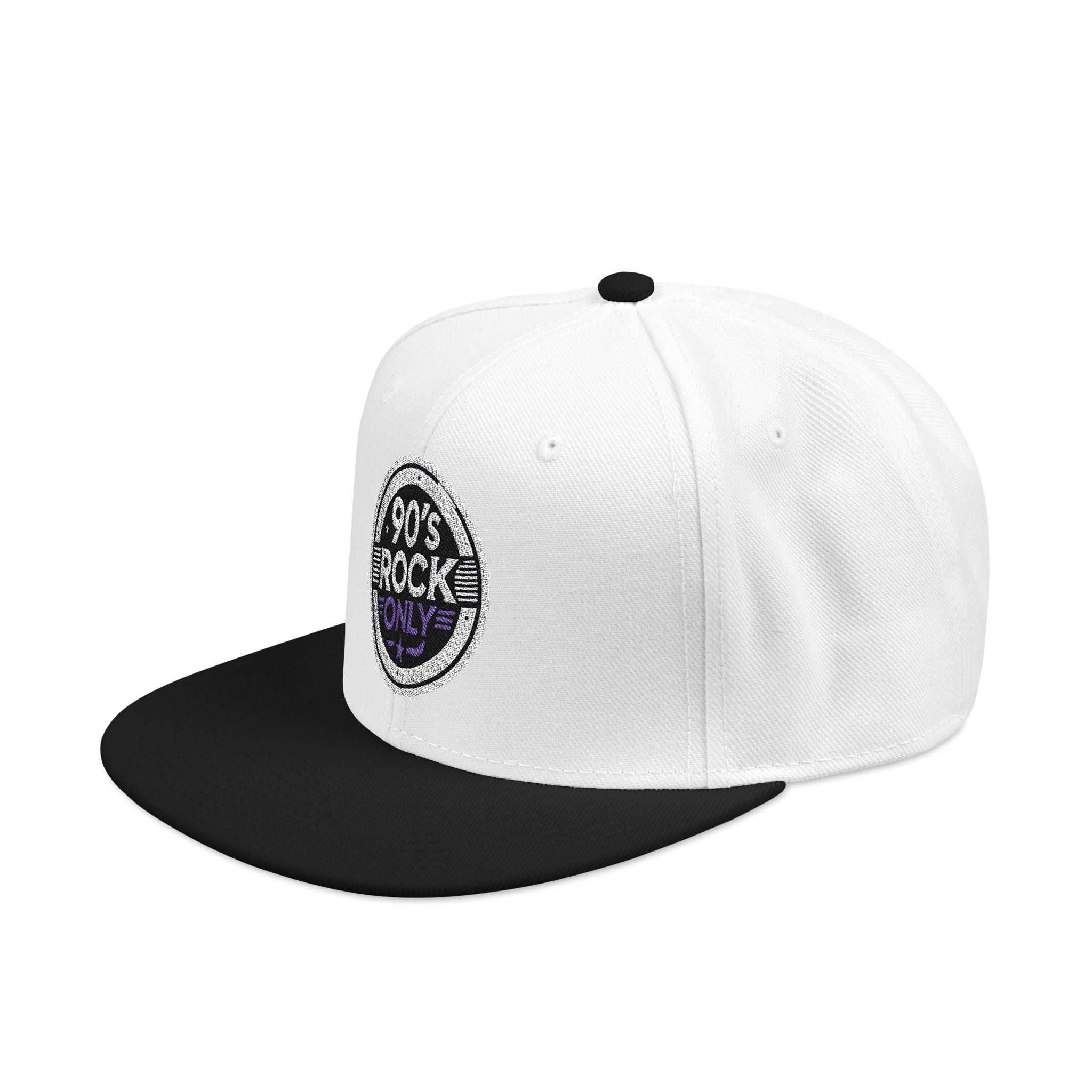 Perza 90’s Rock ONLY Snapback Cap with Round Logo
