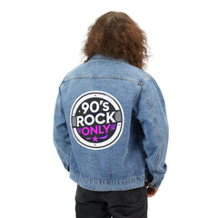 Perza 90’s Rock ONLY Denim Jacket with Round Logo