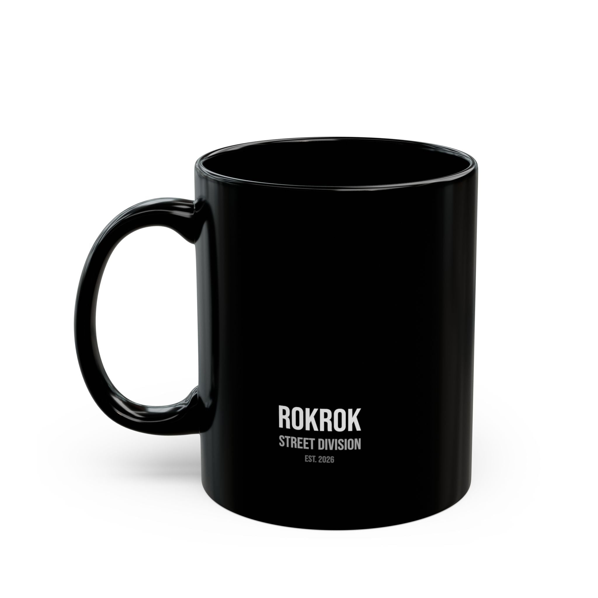 ROKROK Street Division Black Coffee Mug – Rock Style Ceramic Mug - candletown.net