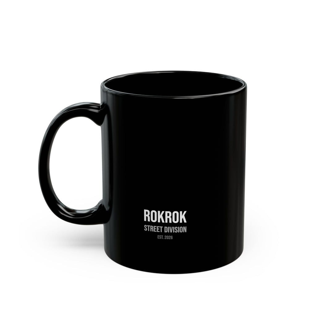 ROKROK Street Division Black Coffee Mug – Rock Style Ceramic Mug - candletown.net