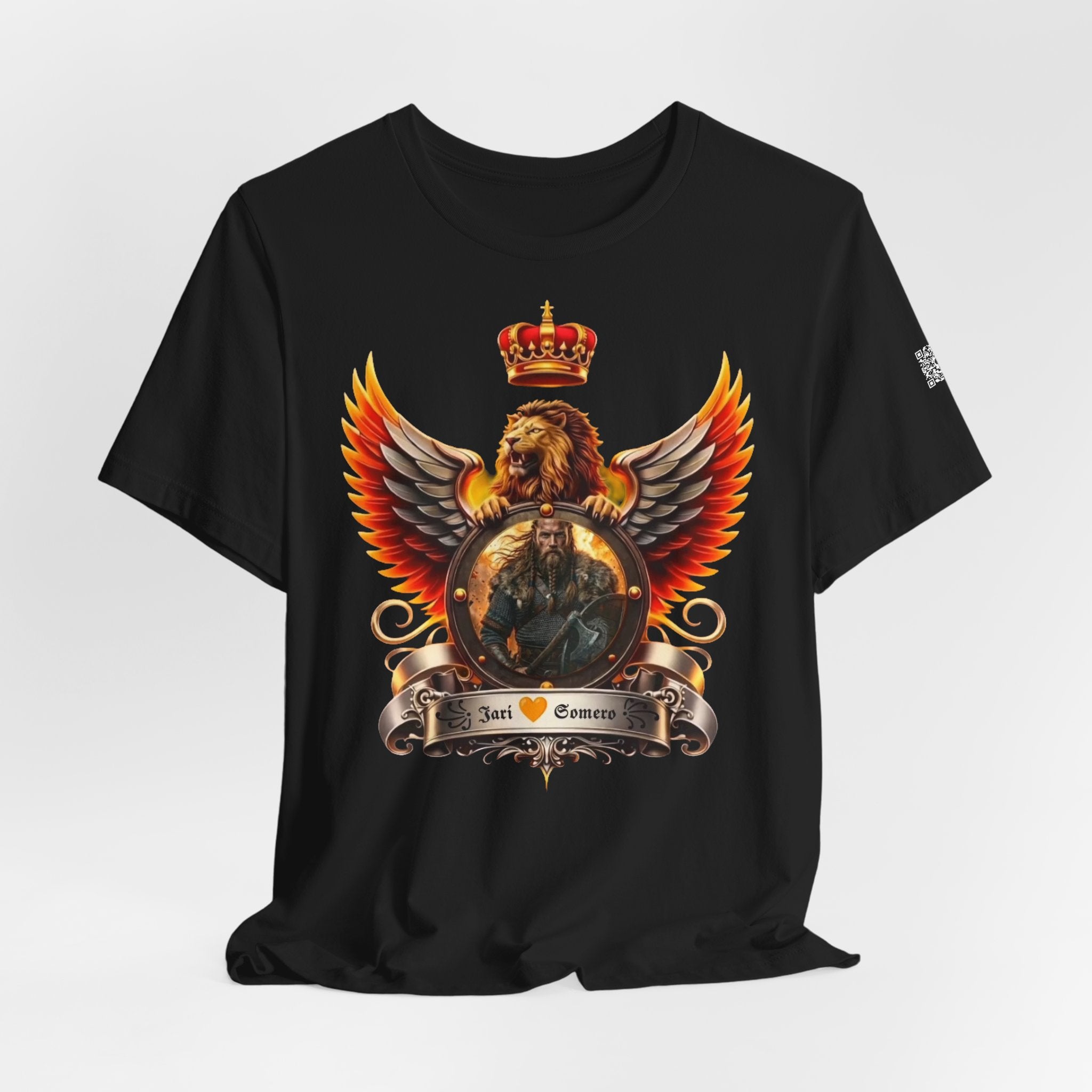 Jari Somero – Royal Winged Lion Crest T-Shirt