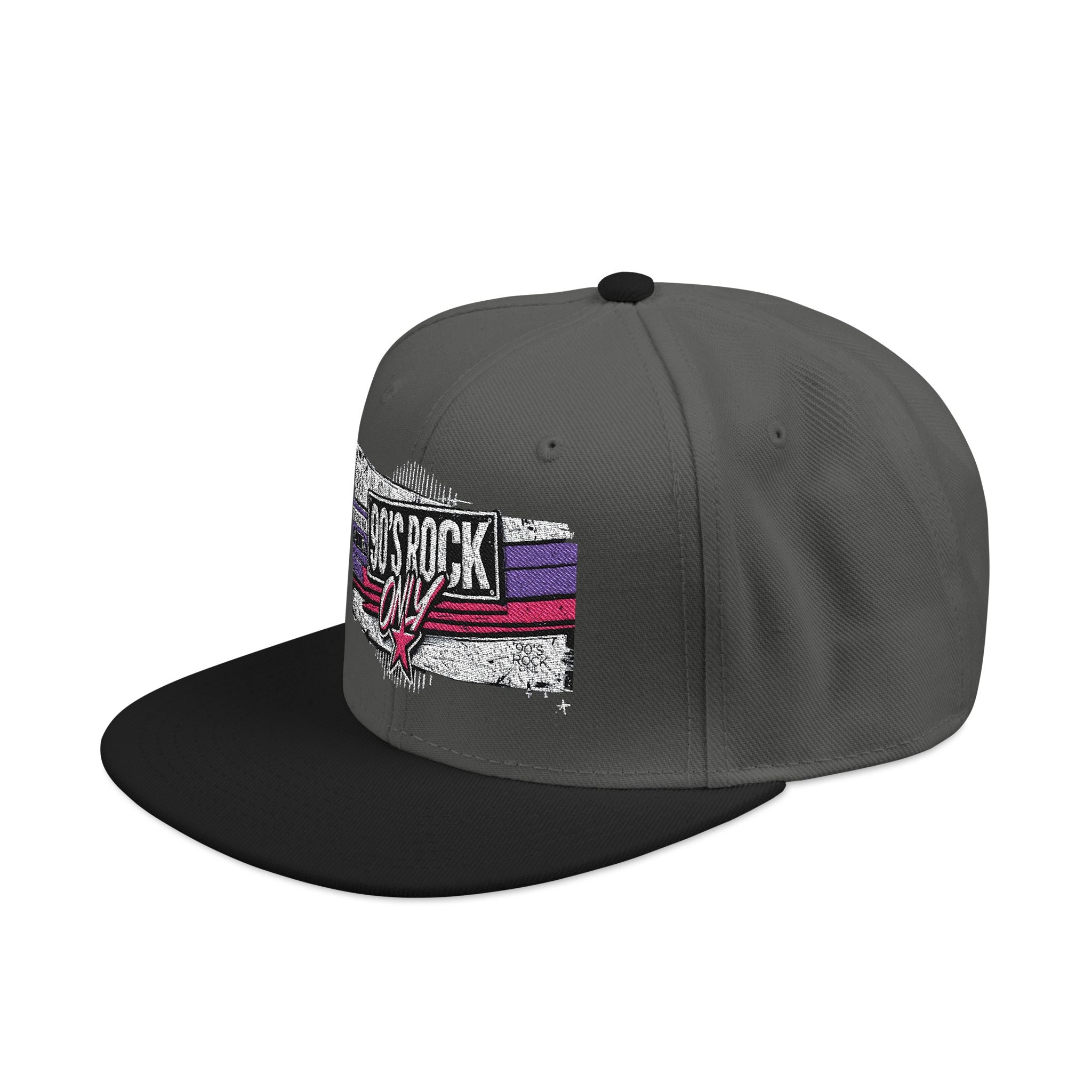 Perza 90’s Rock ONLY Rectangle Logo Snapback Cap