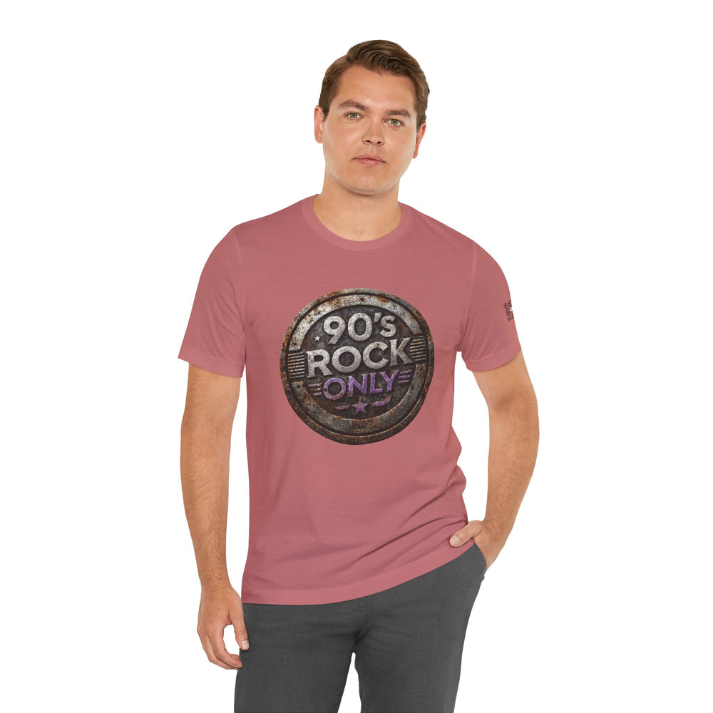 Perza 90’s Rock ONLY Vintage Round Logo T-Shirt - candletown.net