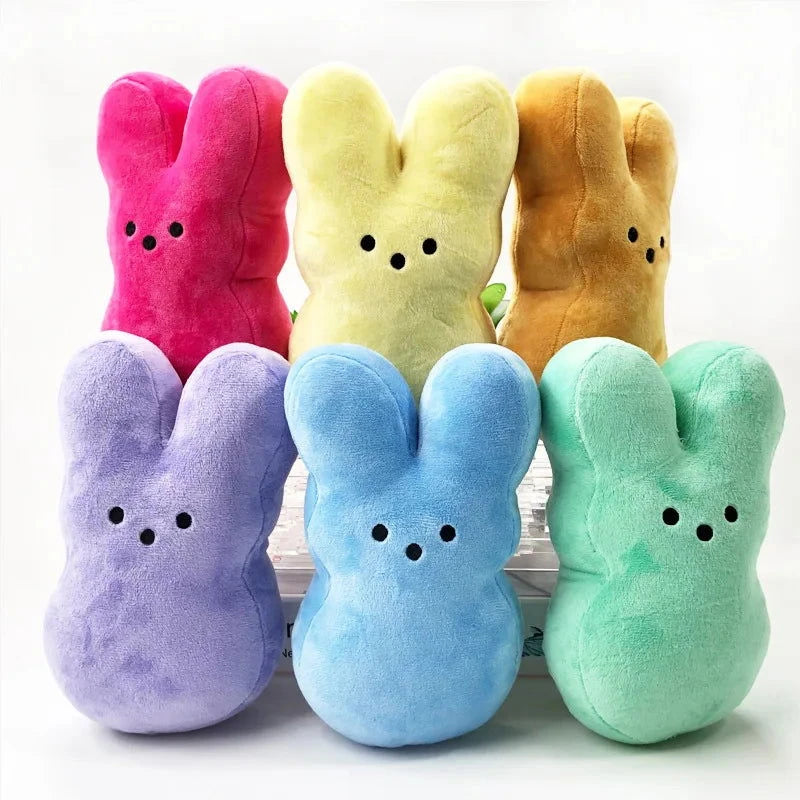 15cm Peep Bunny Plush Toys Stuffed Animal Star Carrot Rabbit Doll Room Desktop Sofa Decor Easter Bunny Soft Pillow Gifts For Kid - candletown.net
