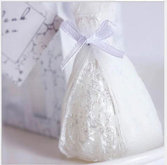 15pcs Wedding Bride Dress Candle Favors - Perfect Wedding Gifts for Guests and Souvenirs - candletown.net
