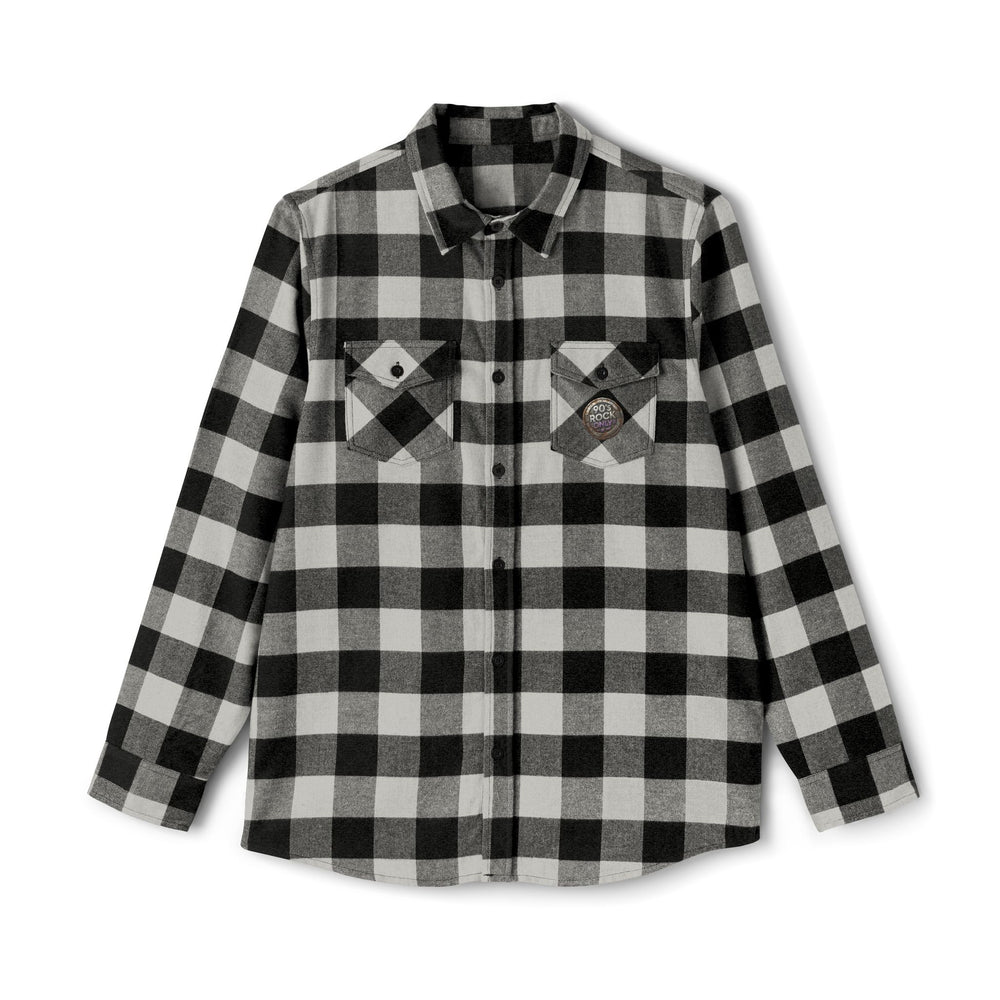Perza 90’s Rock ONLY Vintage Round Logo Flannel Shirt - candletown.net
