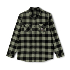 Perza 90’s Rock ONLY Vintage Round Logo Flannel Shirt - candletown.net