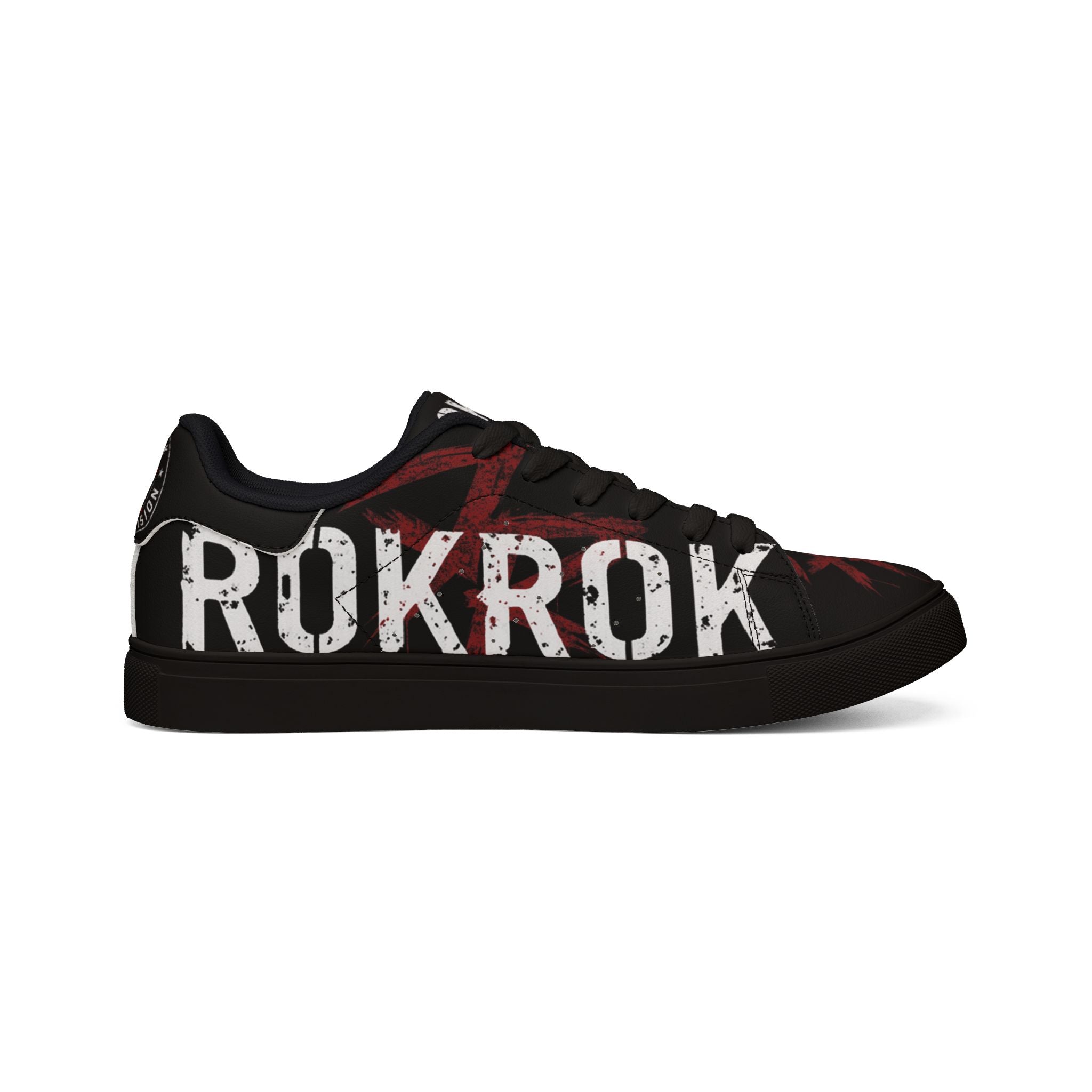 ROKROK Street Division Black Low-Top Sneakers