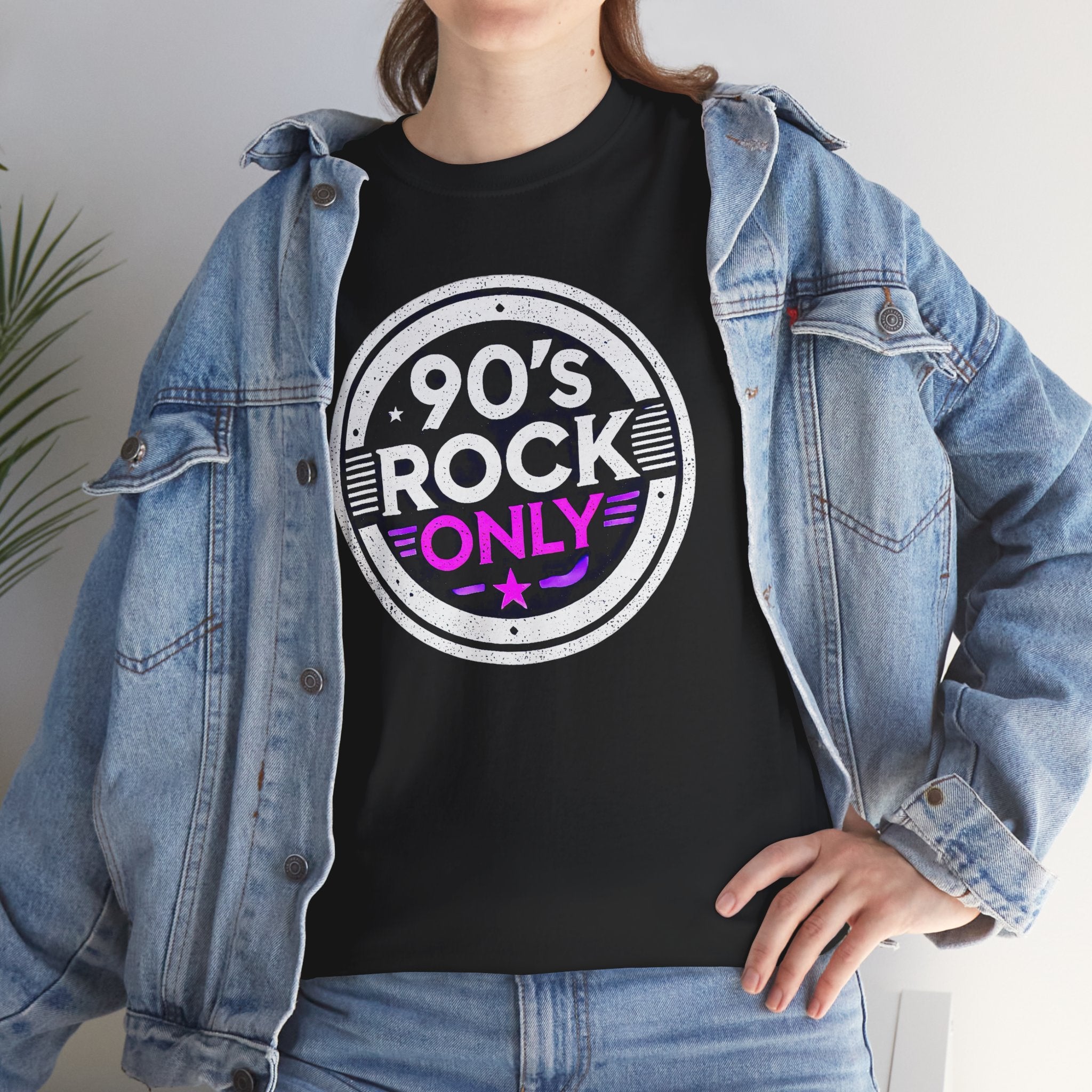 PERZA 90’s Rock ONLY Round Logo T-Shirt